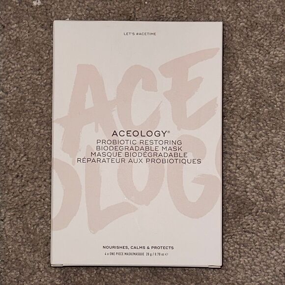 ACEOLOGY Probiotic Restoring Biodegradable Mask - 4 Pack - Picture 1 of 5